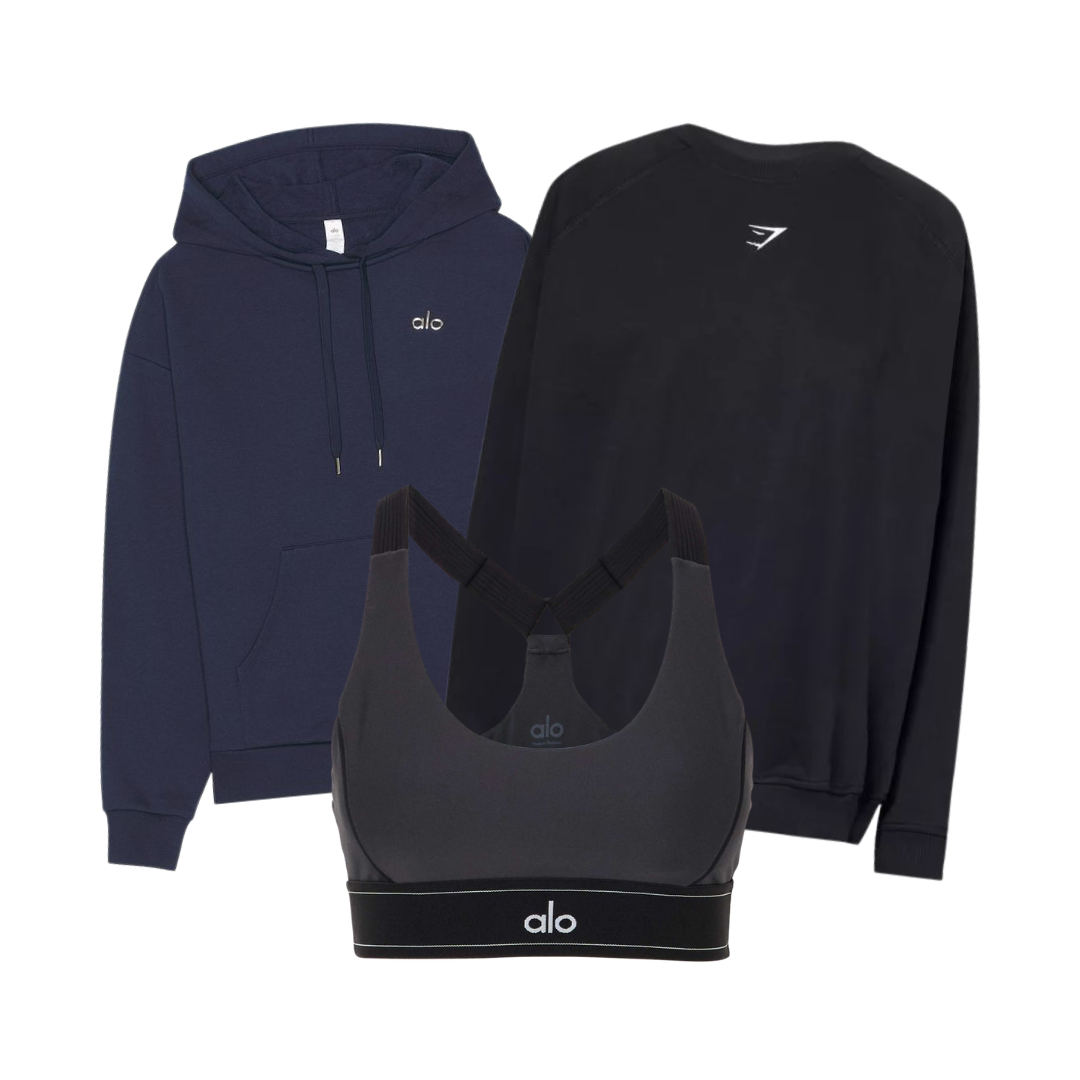 25x Alo/Gym Shark/Lulu Lemon