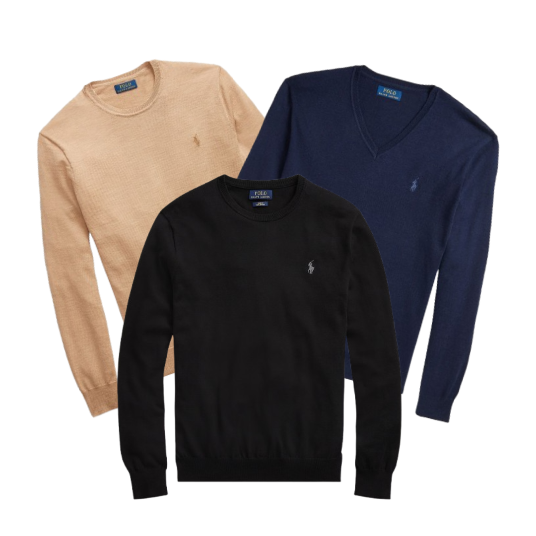 MAY DROP 25x Pièces Pull Ralph Lauren Premium